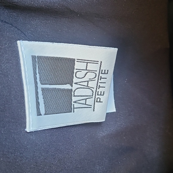 Tadashi Shoji Gown Black Sleeveless Ruched A Line Formal Dress Strapless - Picture 5 of 5